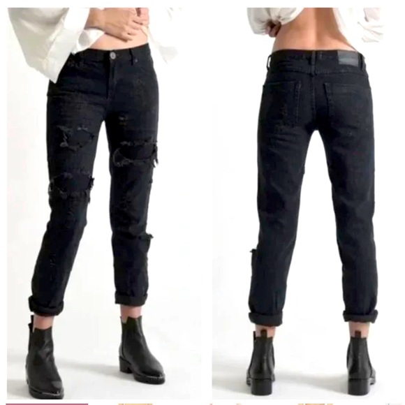ONE TEASPOON Awesome Baggies Distressed Tapered Relaxed Fit Jean sz 26 - Picture 1 of 5